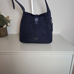 Coach Suede Hadley In Navy